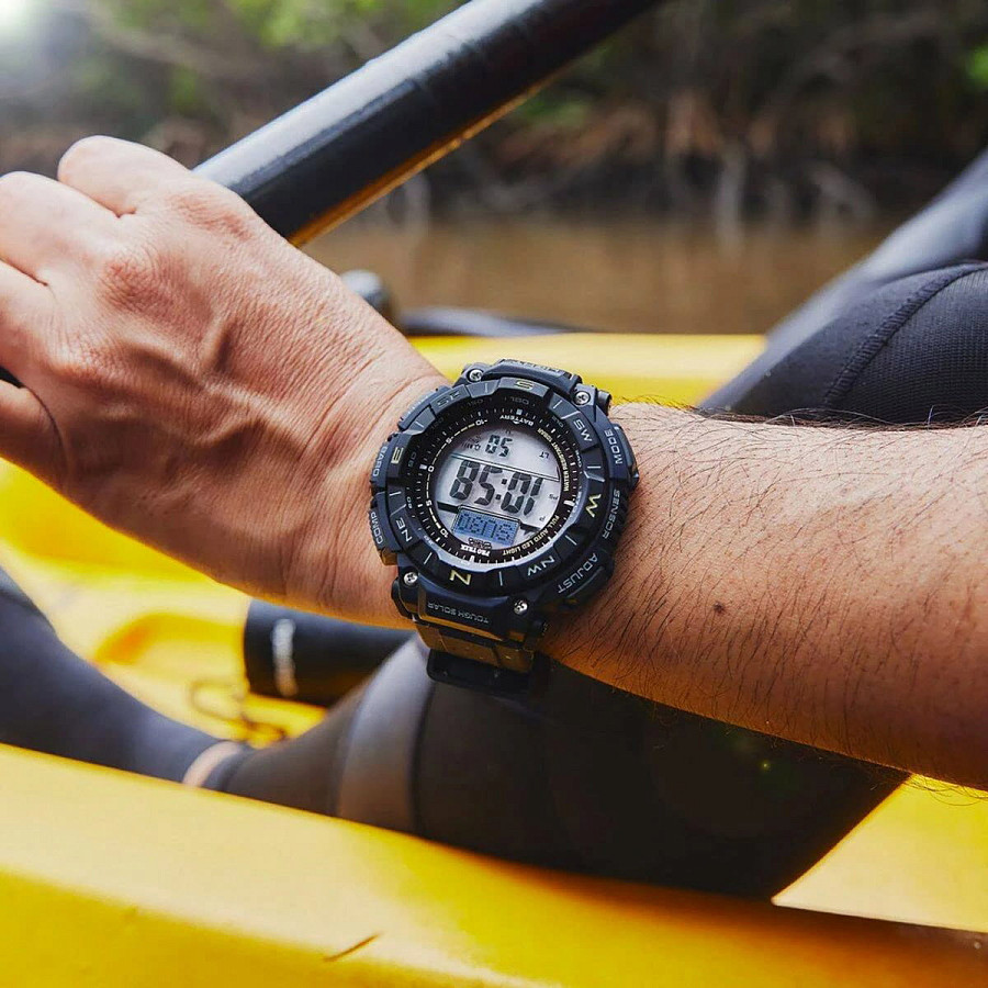 Часы Casio Pro Trek PRG-340SC-2DR (PRG-340SC-2) — пластик, Япония