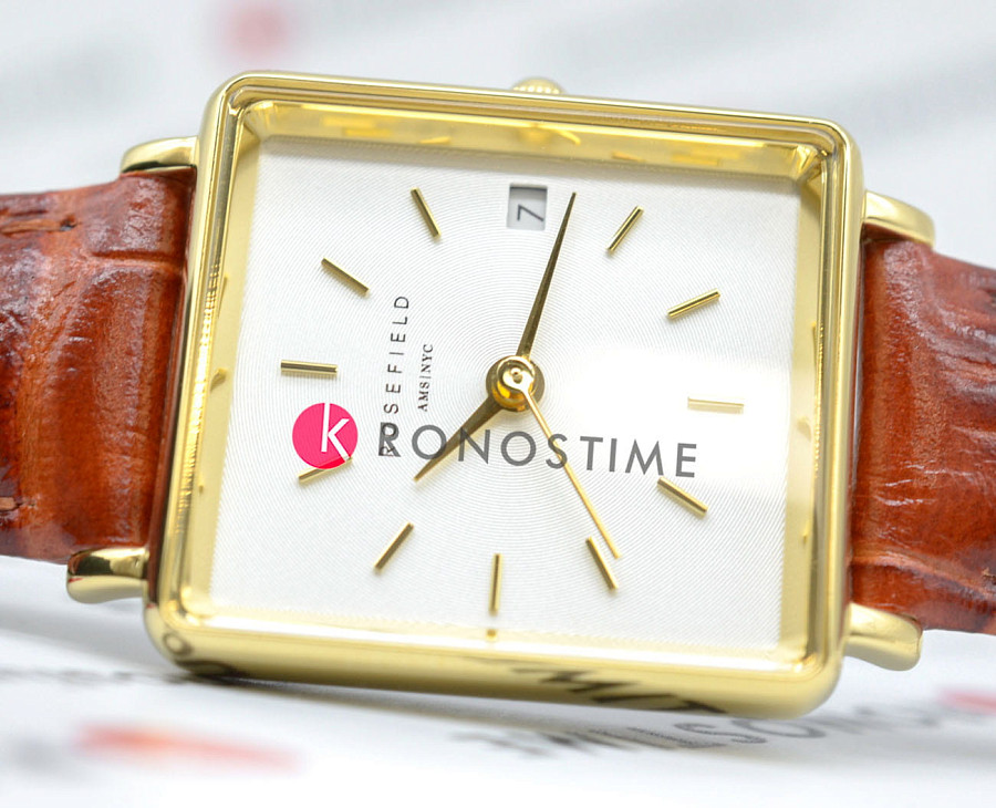 Часы Rosefield Boxy XS QWBLG-Q55 — кожаный, женские