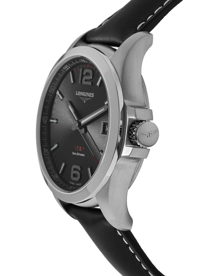 Часы Longines Conquest V.H.P. L3.716.4.56.2 — кварцевые, металл сталь
