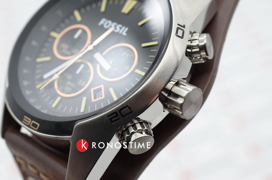 Часы Fossil Bannon CH2891 — мужские, коричневый