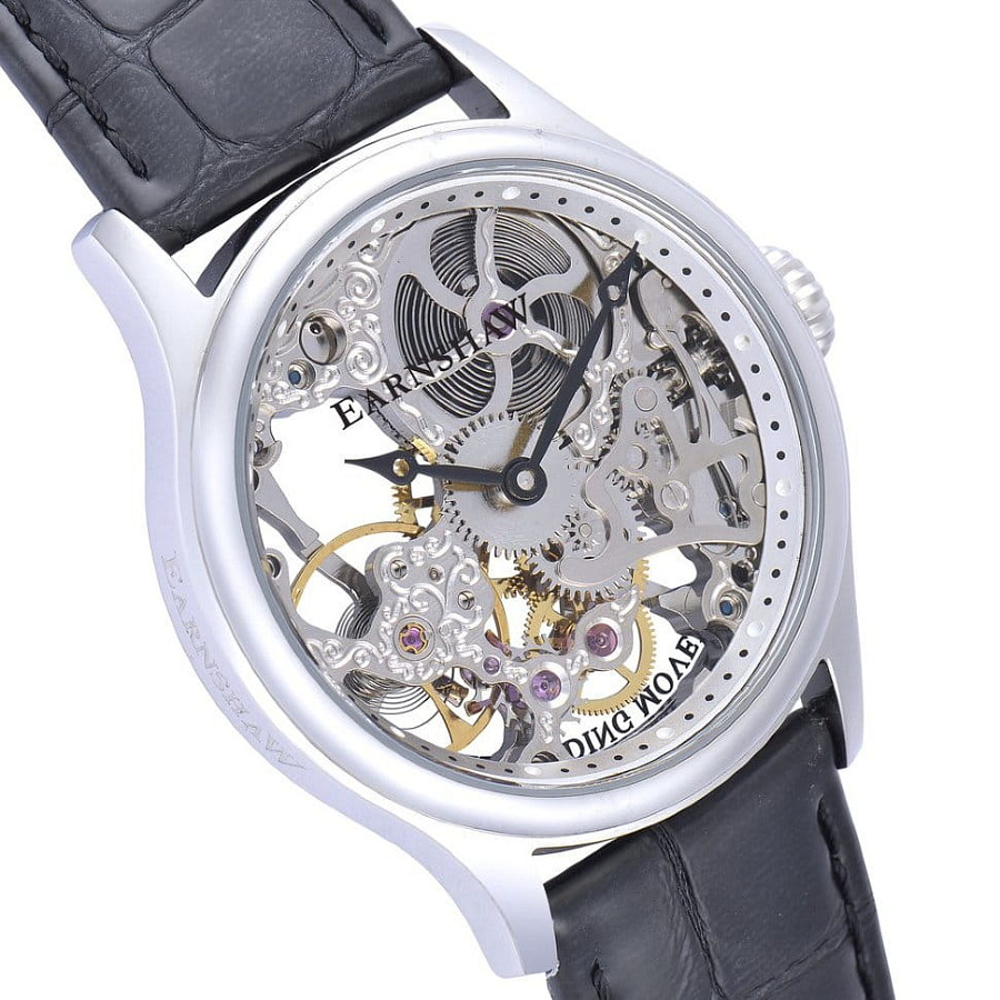 Часы Earnshaw Bauer ES-8049-01 — серебристый, сталь металл