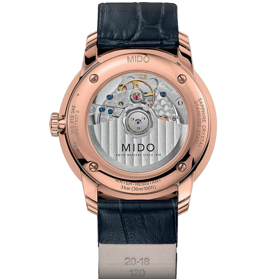 Часы Mido Baroncelli Heritage M027.407.36.261.00 — механические, сталь металл