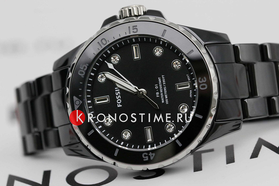 Часы Fossil FB-01 CE1108 — металл сталь, США