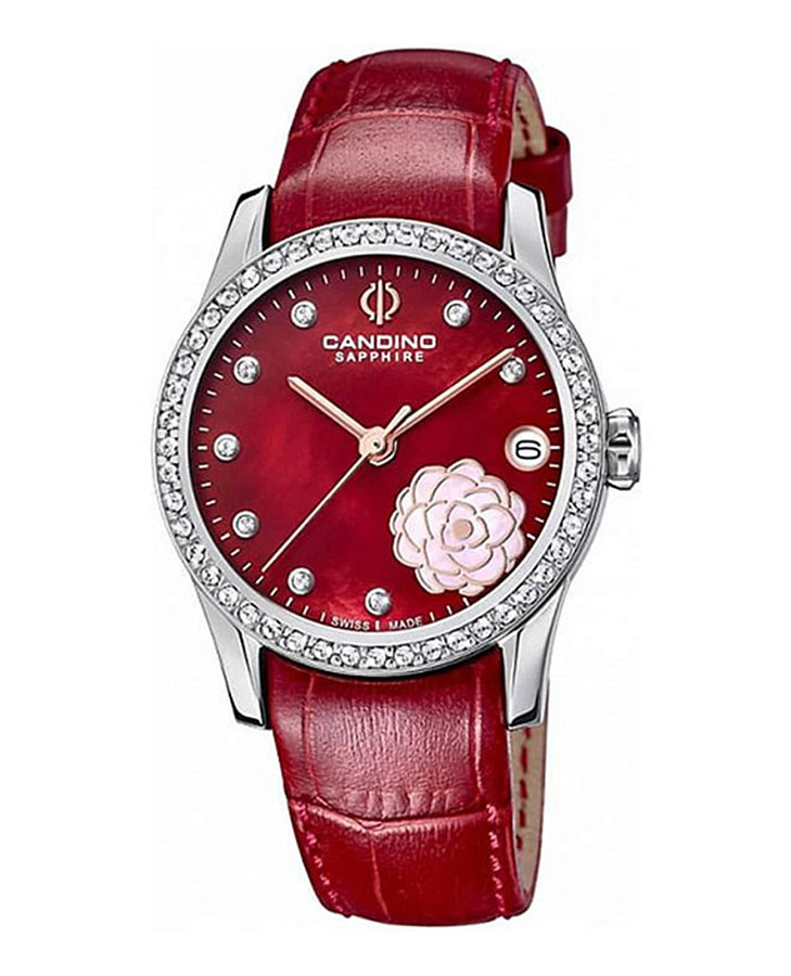Часы Candino Elegance C4721/2 — женские, красный