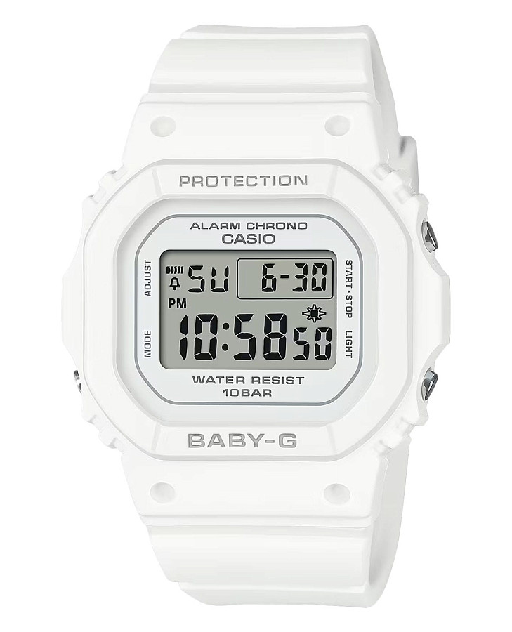 Часы Casio Baby-G BGD-565U-7DR (BGD-565U-7) — женские, белый