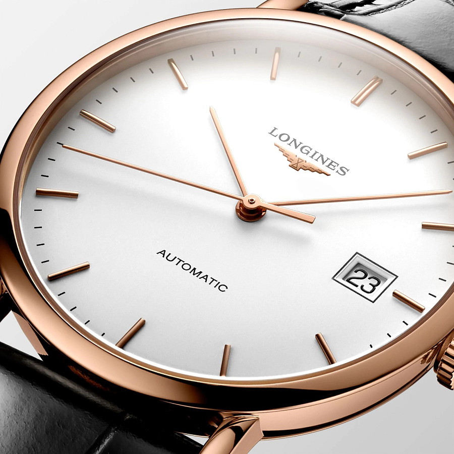 Часы Longines Elegant Collection L4.787.8.12.0 — механические, металл сталь золото