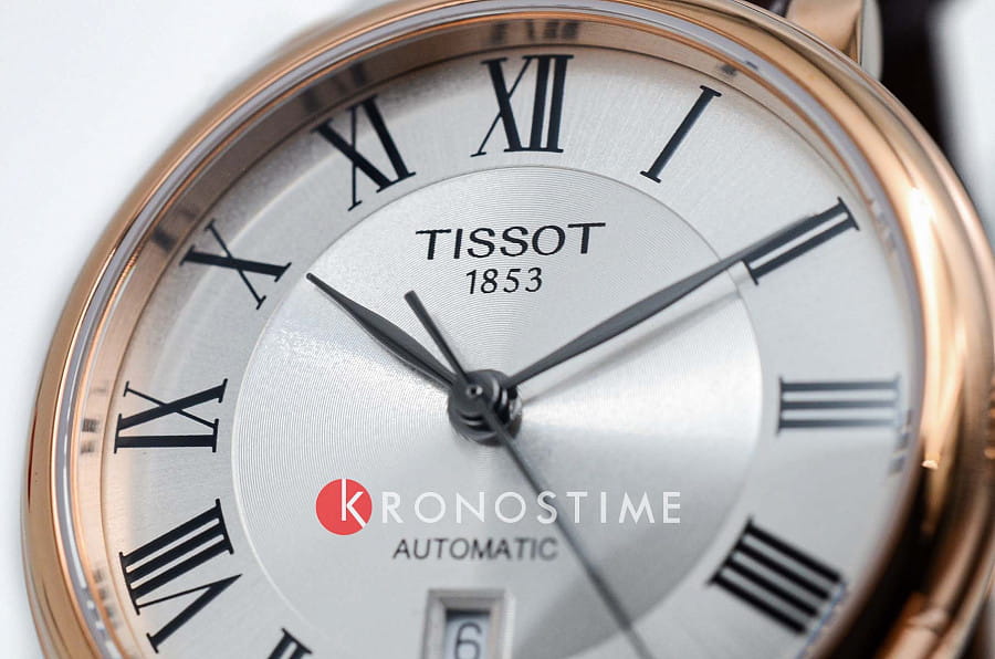 Часы Tissot Carson Premium Automatic Lady T122.207.36.033.00 — женские, кожаный