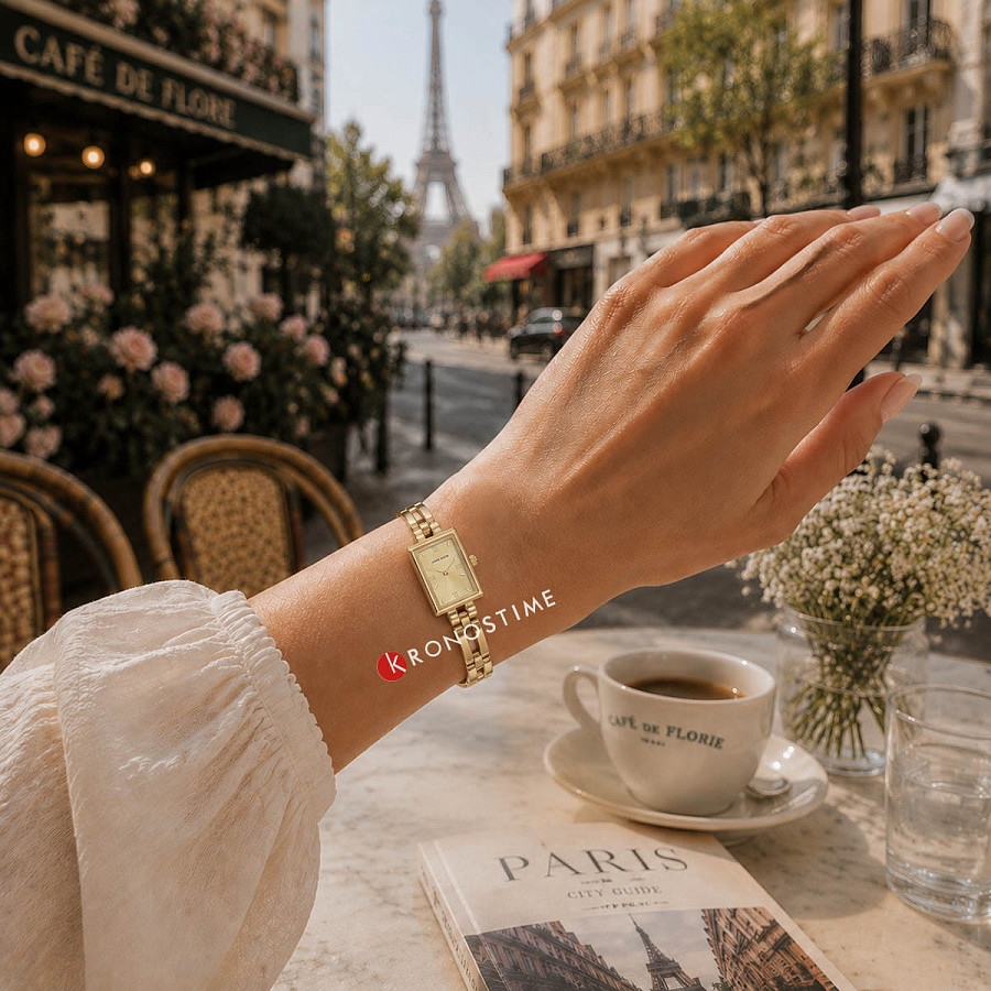 Часы Anne Klein Metals 4898CHGP — нержавеющая сталь с pvd-покрытием, женские