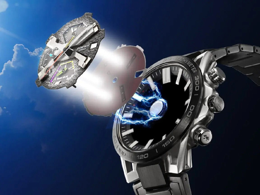 Часы Casio Edifice EQB-2000DC-1A — кварцевые, Япония, мужские