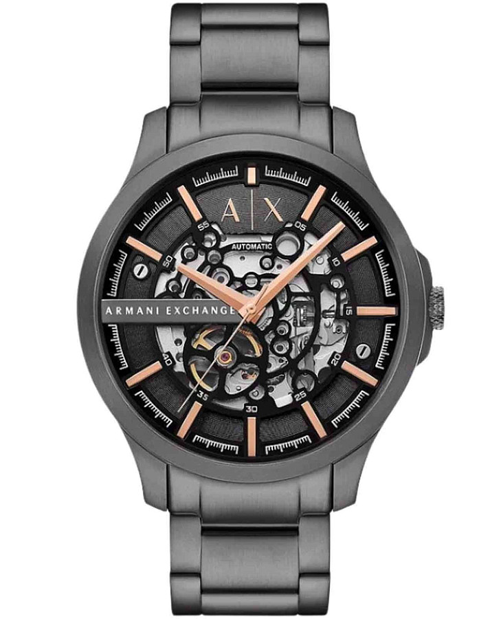 Часы Armani Exchange Hampton Automatic AX2458 — мужские, черный