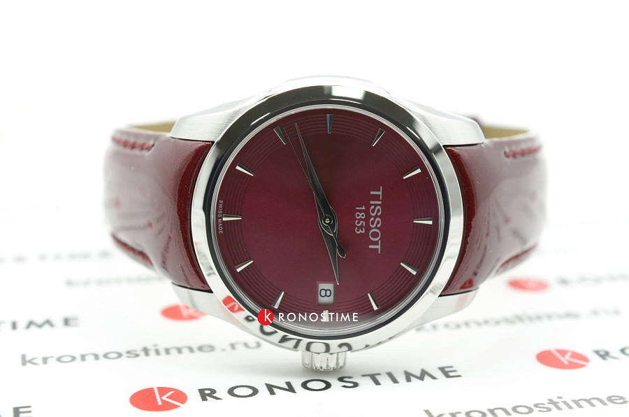 Часы Tissot Couturier Lady T035.210.16.371.01 — женские, кожаный