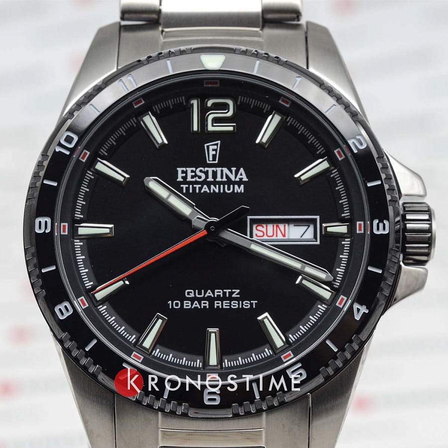 Часы Festina Titanium F20698/4 — мужские, титановый