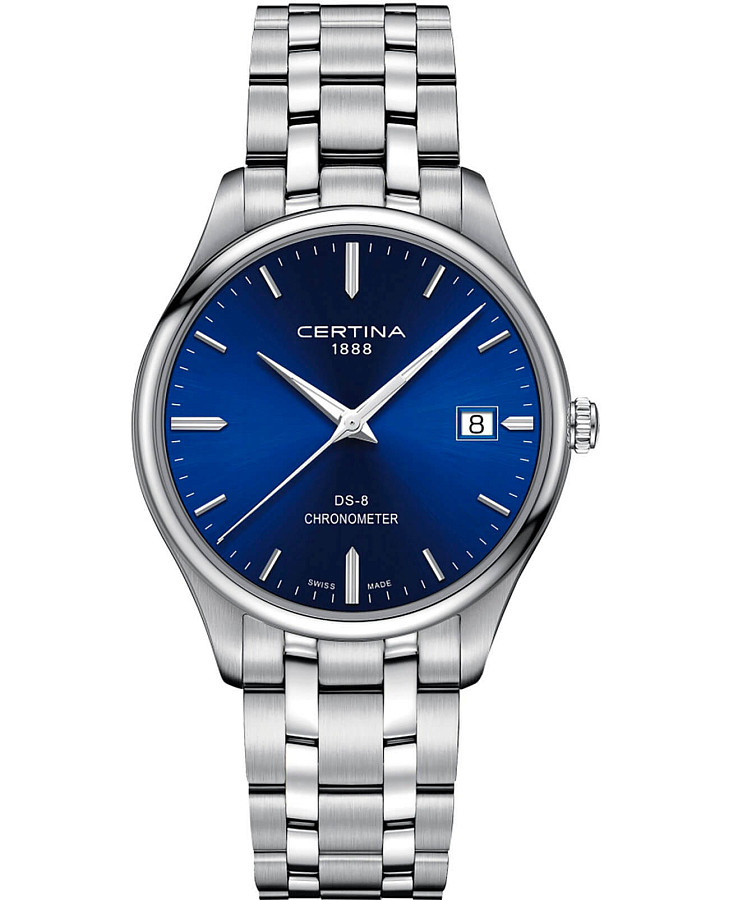 Часы Certina DS-8 Chronometer C033.451.11.041.00 — мужские, синий