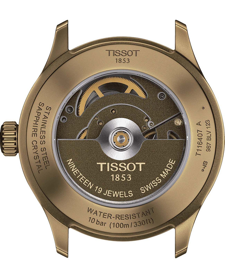 Часы Tissot Gent XL Swissmatic T116.407.37.091.00 — сталь металл, Швейцария