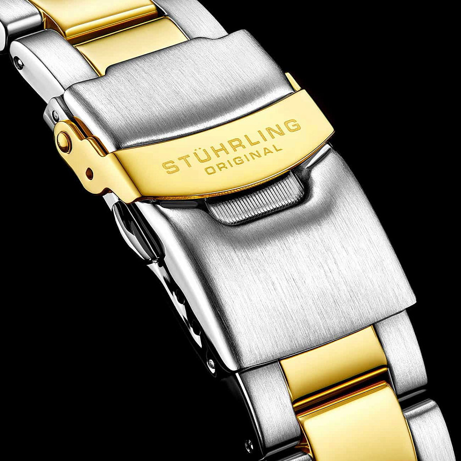 Часы Stuhrling Aquadiver 3950A.6 — сталь металл, США