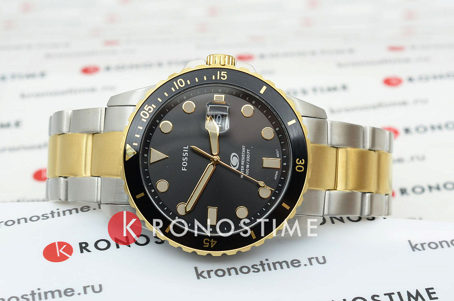 Часы Fossil Blue FS5951 — мужские, двухцветный