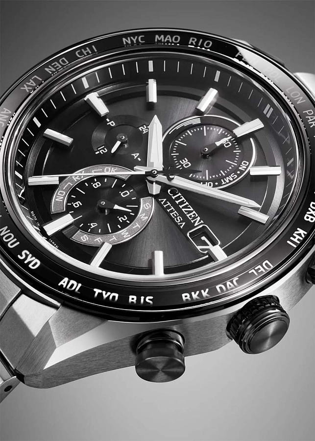 Часы Citizen Attesa AT8295-56E — титановый, мужские