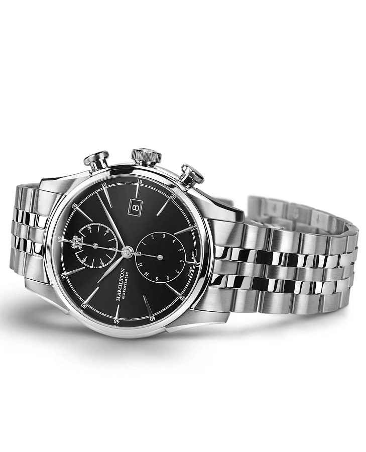 Часы Hamilton American Classic Spirit of Liberty Auto Chrono H32416131 — нержавеющая сталь, мужские