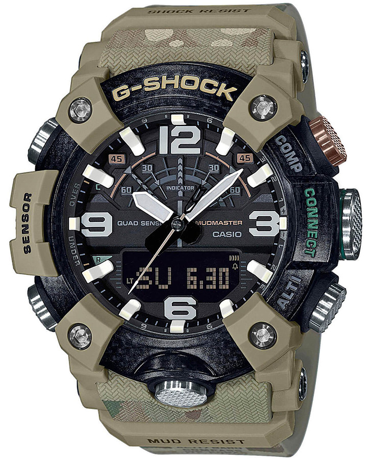 Часы Casio British Army x G-Shock GG-B100BA-1A — мужские, черный