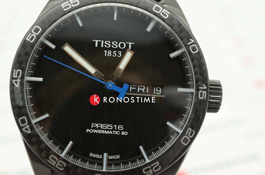 Часы Tissot PRS 516 Powermatic 80 T100.430.36.051.02 — Швейцария, механические