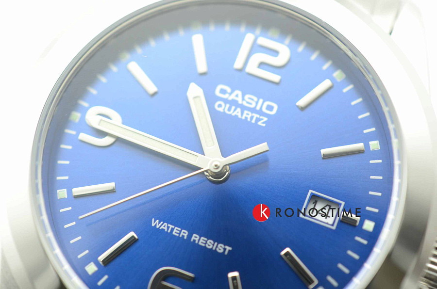 Часы Casio MTP-1259PD-2A — серебристый, металл латунь