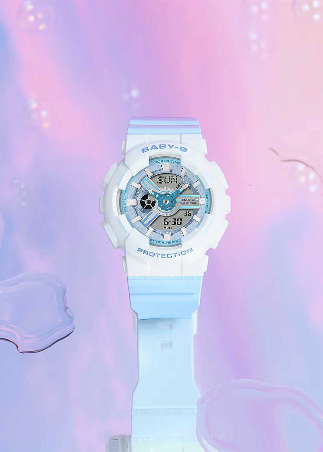 Часы Casio Baby-G BA-110PD-2A — пластик, Япония