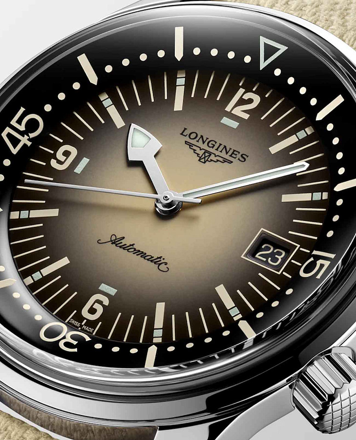 Часы Longines Legend Diver Watch L3.774.4.30.2 — механические, Швейцария, мужские