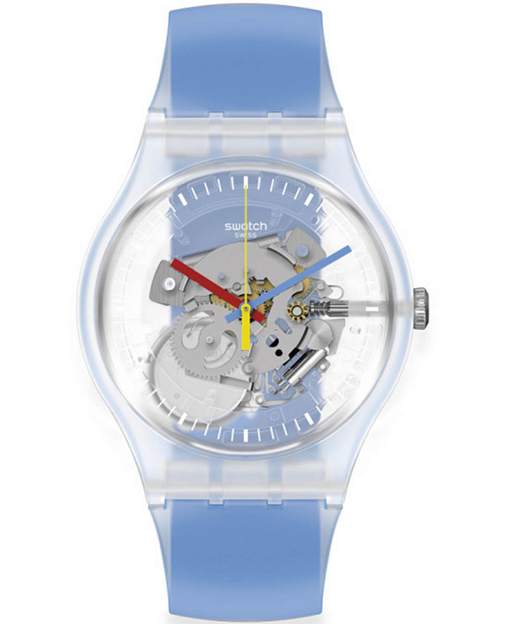 Часы Swatch New Gent SUOK156 — мужские, прозрачный