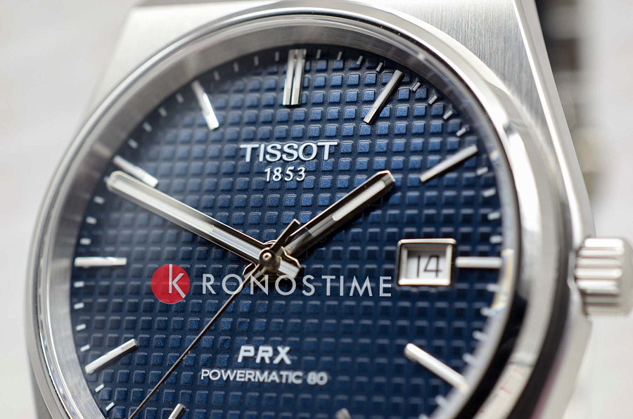 Часы Tissot PRX Ocean Blue Powermatic 80 T137.407.11.041.00 — нержавеющая сталь, мужские