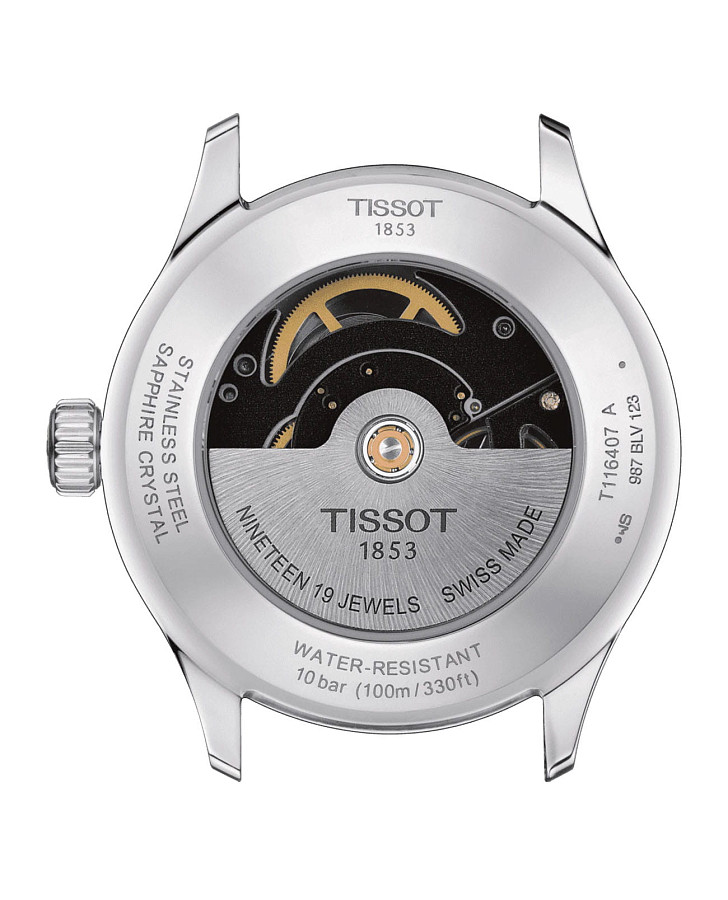 Часы Tissot Gent XL Swissmatic T116.407.16.011.00 — сталь металл, Швейцария