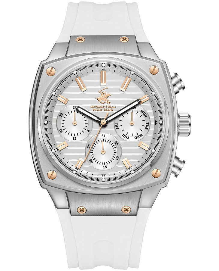 Часы Beverly Hills Polo Club BP3778X.333 — мужские, серебристый