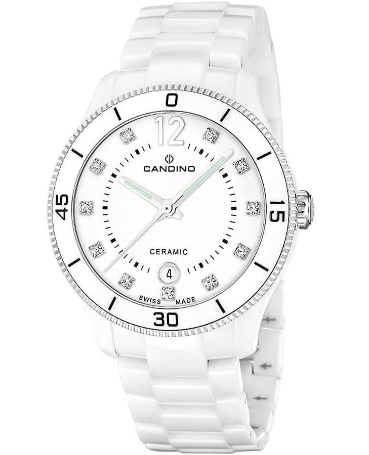 Часы Candino Ceramic C4794/3 — женские, белый