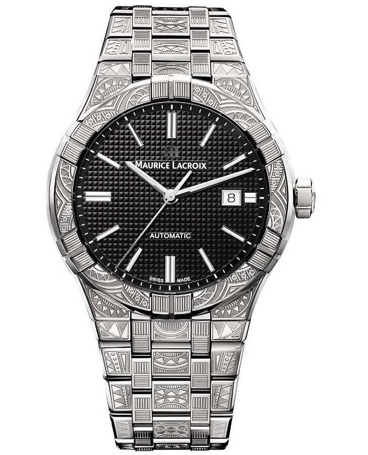 Часы Maurice Lacroix Aikon Automatic Urban Tribe AI6008-SS009-330-1 — мужские, черный
