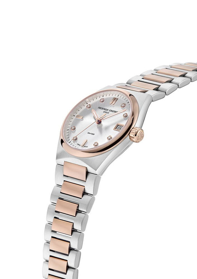 Часы Frederique Constant Highlife FC-240VD2NH2B — кварцевые, сталь металл