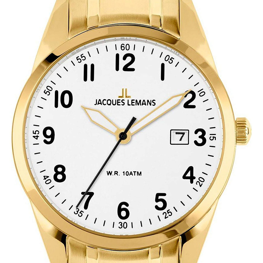 Часы Jacques Lemans 1-2005H — кварцевые, металл сталь