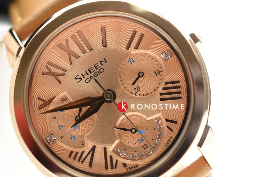Часы Casio Sheen SHE-3059PGL-5AUER — сталь металл, Япония