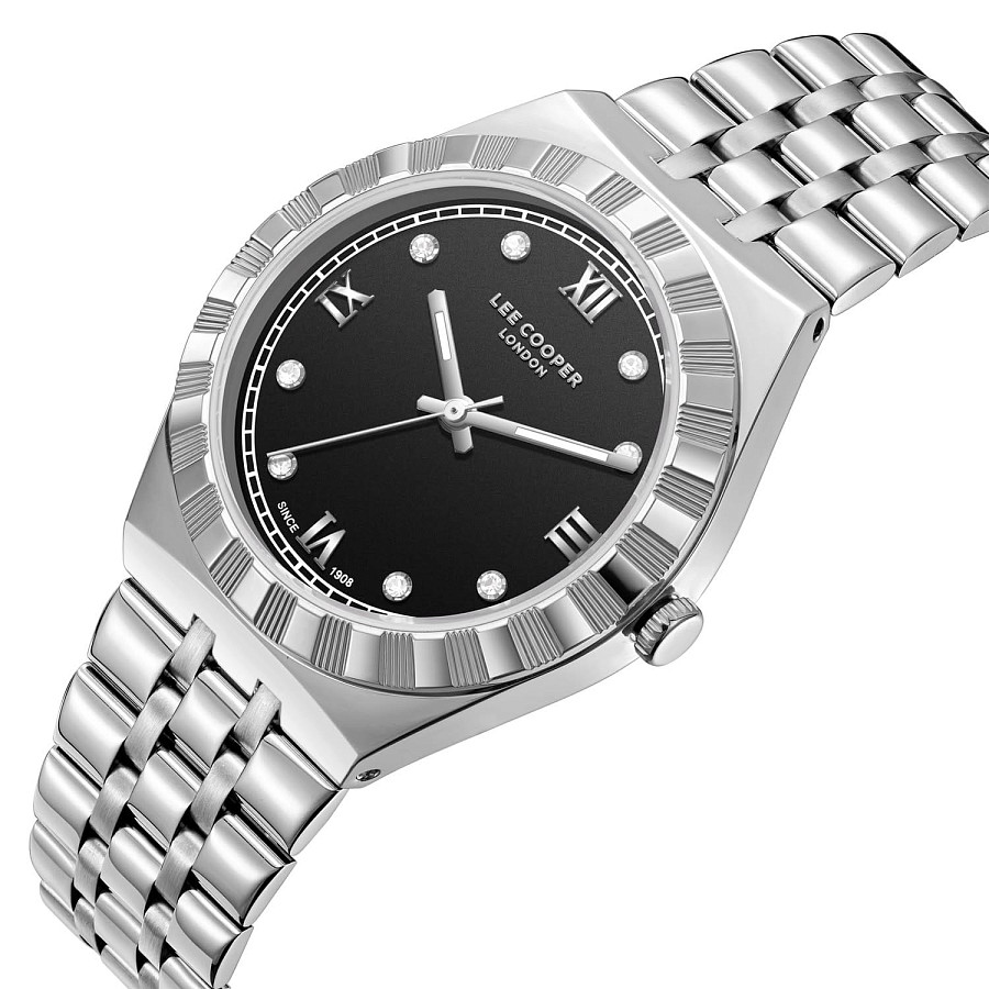 Часы Lee Cooper LC08059.350 — кварцевые, металл суперметалл