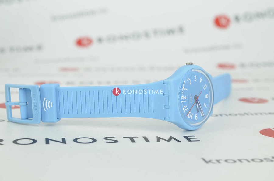 Часы Swatch Gent Biosourced Swatch Pay! SO28S104-5300 — силикон, женские