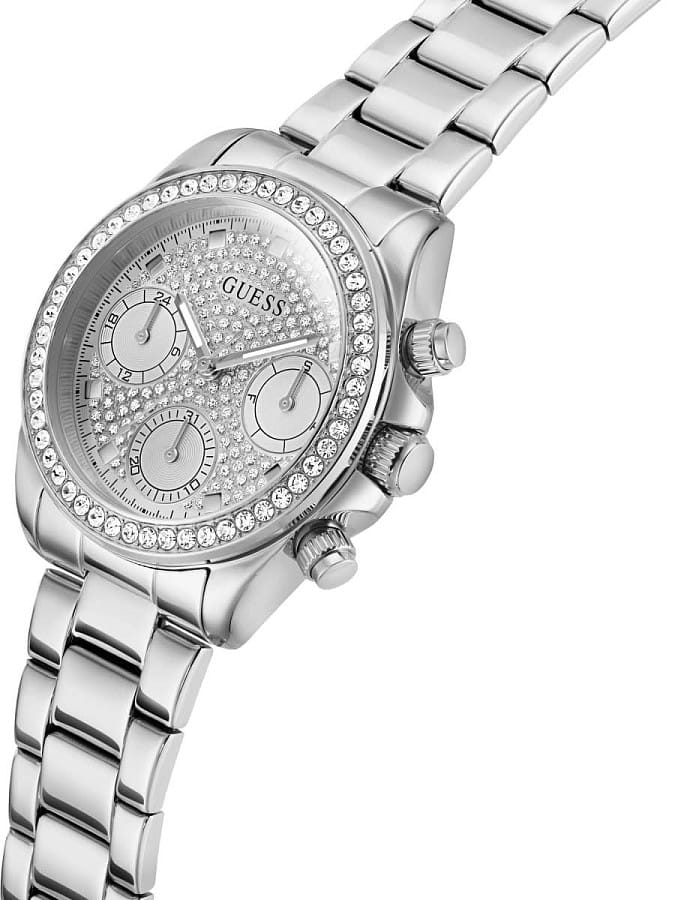 Часы Guess Sport Victoria Silver Tone Analog GW1037L1 — металл сталь, США