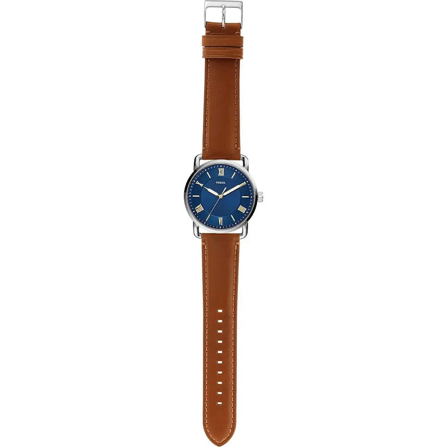 Часы Fossil Copeland FS5661 — сталь металл, кожаный