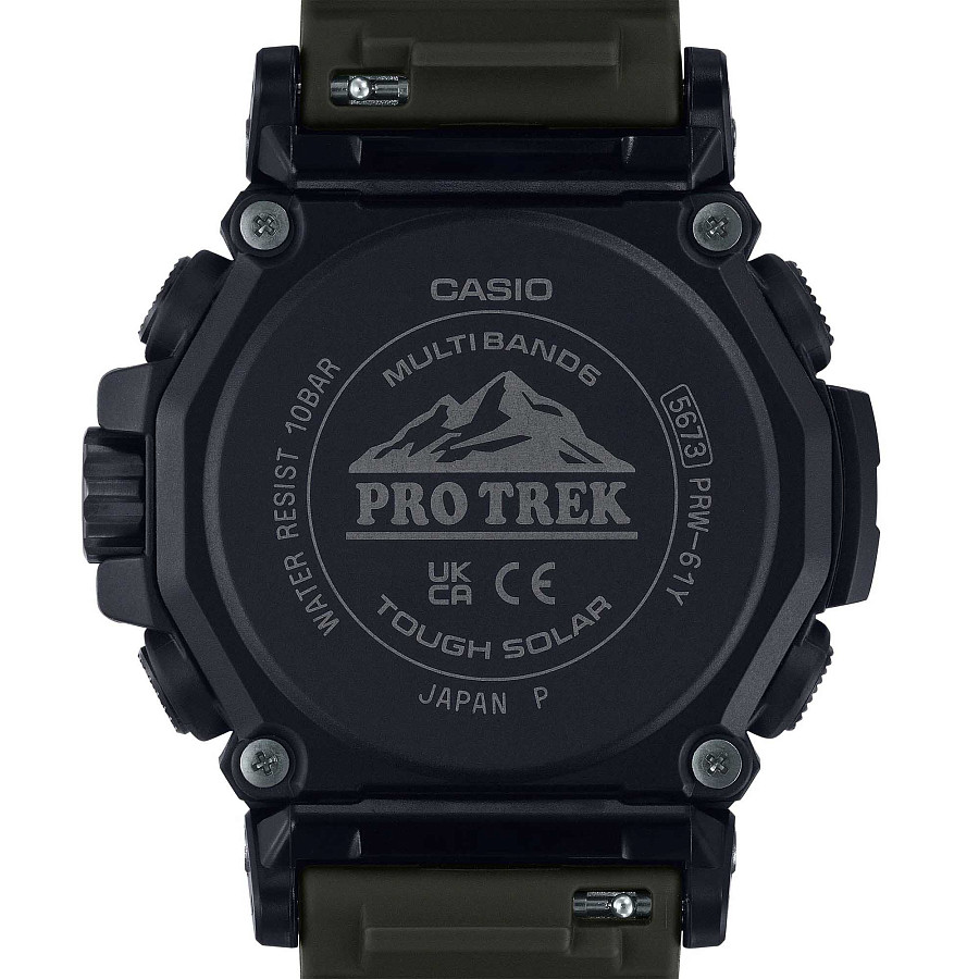 Часы Casio Pro Trek PRW-61Y-3 — Япония, кварцевые