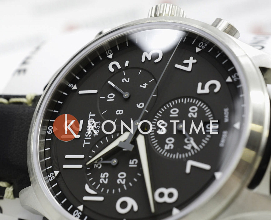Часы Tissot Chrono XL T116.617.16.062.00 — черный, сталь металл