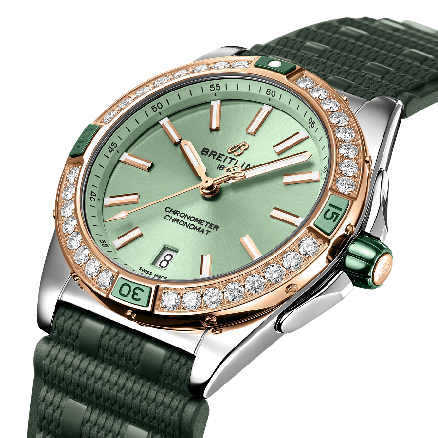 Часы Breitling Super Chronomat Automatic 38 U17356531L1S1 — механические, сталь металл