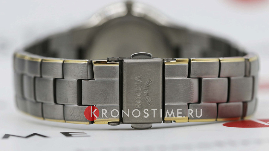 Часы Boccia Titanium 3297-02 — женские, титановый c pvd покрытием