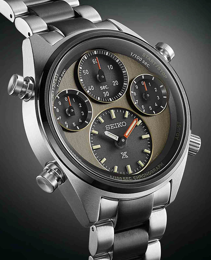 Часы Seiko Prospex SFJ005P1 — мужские, нержавеющая сталь с pvd-покрытием