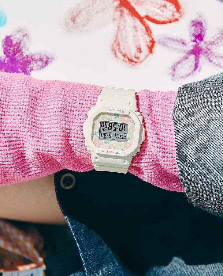 Часы Casio Baby-G BGD-565RP-7DR (BGD-565RP-7) — кварцевые, пластик