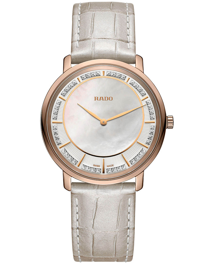 Часы Rado Diamaster Thinline R14071936 — мужские, белый