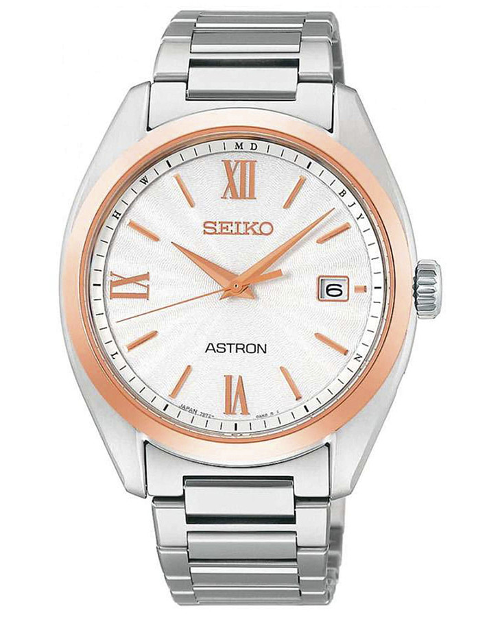 Часы Seiko Astron SBXY034 — мужские, белый
