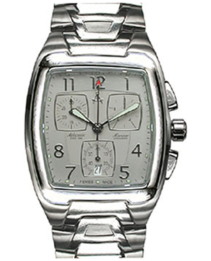 Часы Atlantic Mariner Barrel 81455.41.43 — мужские, серебристый