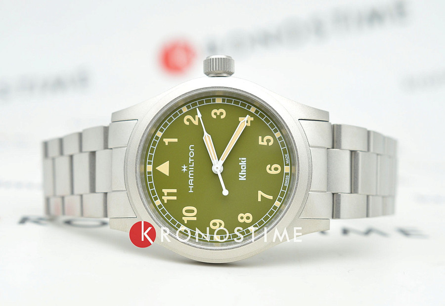 Часы Hamilton Khaki Field Quartz 38mm H69401160 — кварцевые, сталь